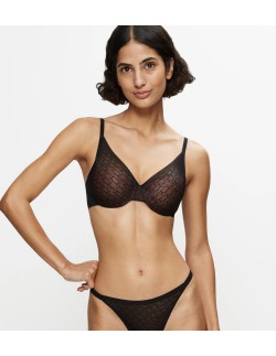 Biustonosz usztywniany Triumph Signature Sheer Whp Ex czarny 2