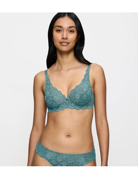 Bra lacy soft Triumph Amourette W quiet turquoise