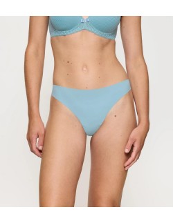 Thong Triumph - Pretty micro string silver blue 2