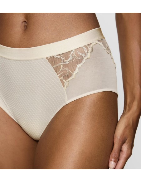 Majtki z wysokim stanem Triumph Wild Azalea Florale Maxi naturel (076) 