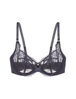 Lace bra Triumph Wild Peony Florale W pebble grey