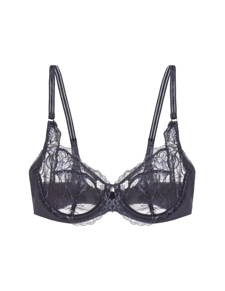 Lace bra Triumph Wild Peony Florale W pebble grey