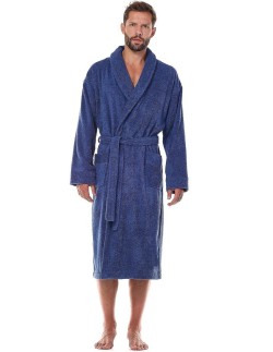 Szlafrok l&l 2450 m-2xl męski frota L_L 2