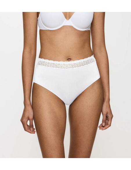 High-waisted panties Triumph Feel Of Modal midi white
