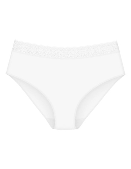 High-waisted panties Triumph Feel Of Modal midi white