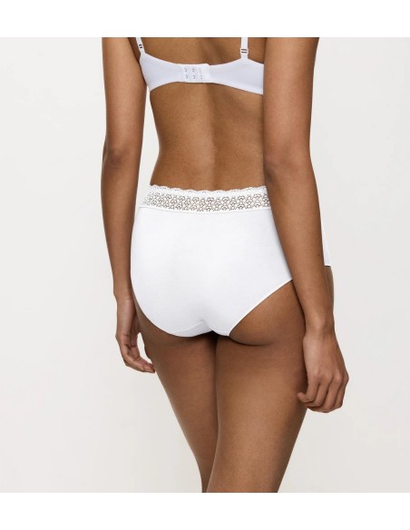 High-waisted panties Triumph Feel Of Modal midi white