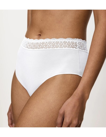 High-waisted panties Triumph Feel Of Modal midi white