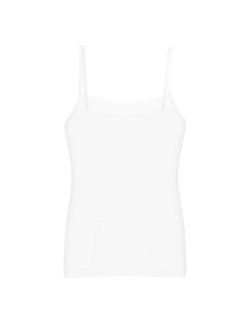 Triumph Feel Of Modal Spaghetti Top white