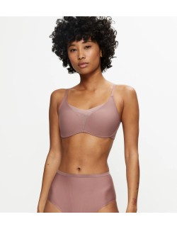 Biustonosz bez fiszbin Triumph Shape Smart P rose brown 2