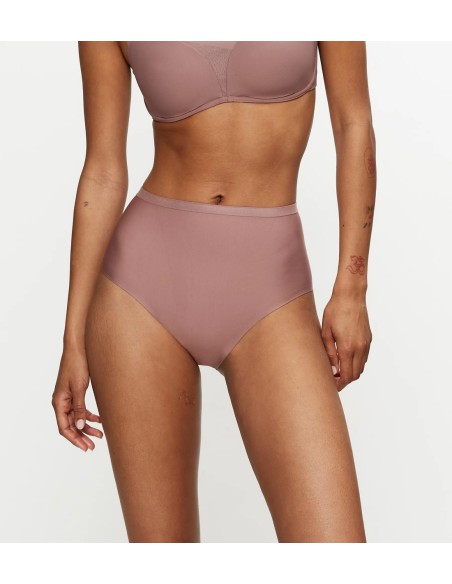 High-waisted panties Triumph Shape Smart Maxi rose brown