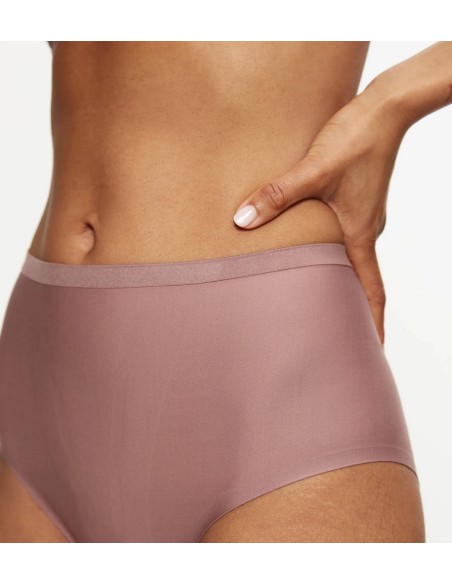 High-waisted panties Triumph Shape Smart Maxi rose brown