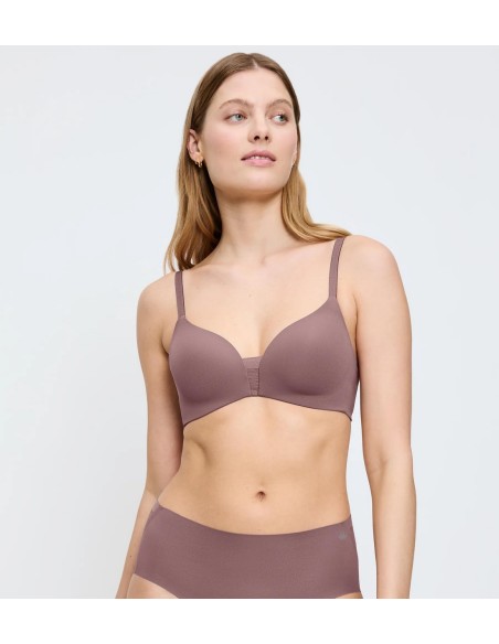 Bra without underwire Triumph Flex Smart P EX rose brown