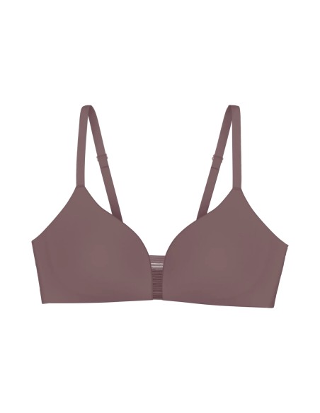 Bra without underwire Triumph Flex Smart P EX rose brown