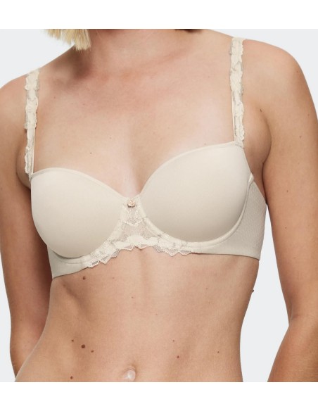 Biustonosz balkonetka Triumph Wild Azalea Florale Whp naturel (076) 