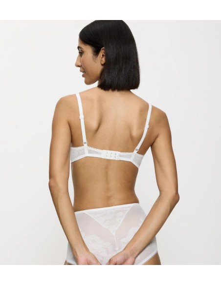 Biustonosz spacer usztywniany Triumph Wild Rose Sensation WP silk white