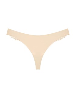 Thong Triumph - Pretty micro string creamy dream