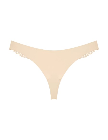 Thong Triumph - Pretty micro string creamy dream