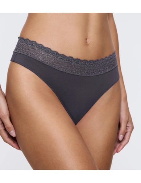 Thong Triumph Feel Of Modal string ink gray