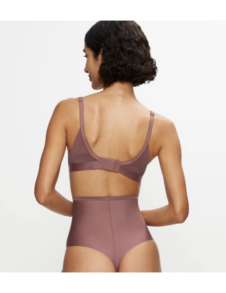 Biustonosz miękki bez fiszbin Triumph Shape Smart N rose brown