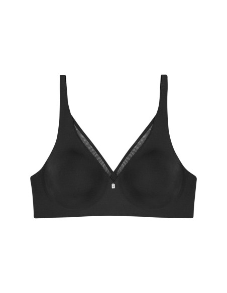 Biustonosz bezfiszbinowy miękki True Shape Sensation N01 czarny