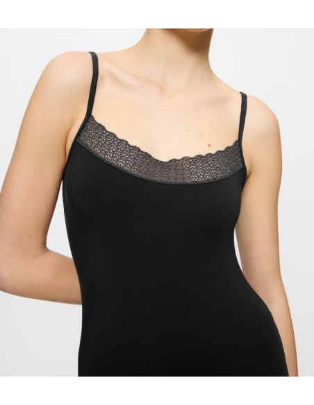 Triumph Feel Of Modal Spaghetti Top black