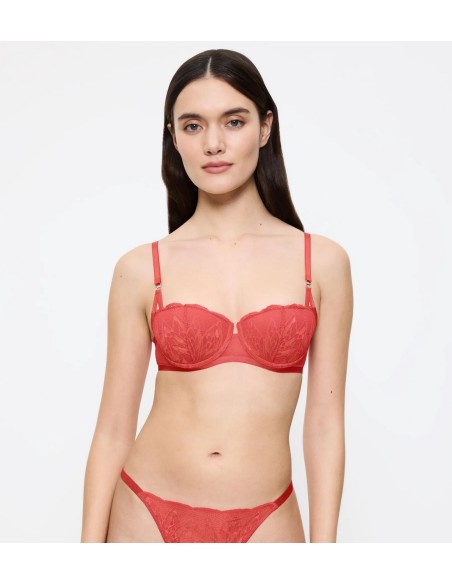 Biustonosz balkonetka Triumph Crazy Stupid Love WHP blood orange