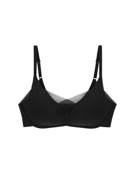 Biustonosz bez fiszbin Triumph Shape Smart P czarny