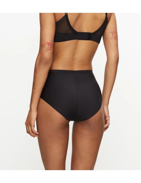Majtki z wysokim stanem Triumph Shape Smart Maxi czarne