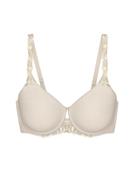 Miękki biustonosz minimizer Triumph Wild Azalea Florale W01 naturel (076) 