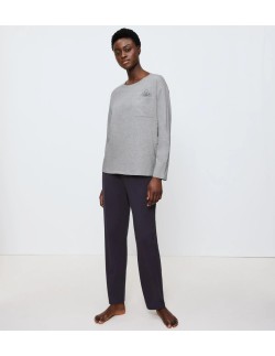 Triumph piżama damska Sets Pk 01 lsl x dark grey melange 2