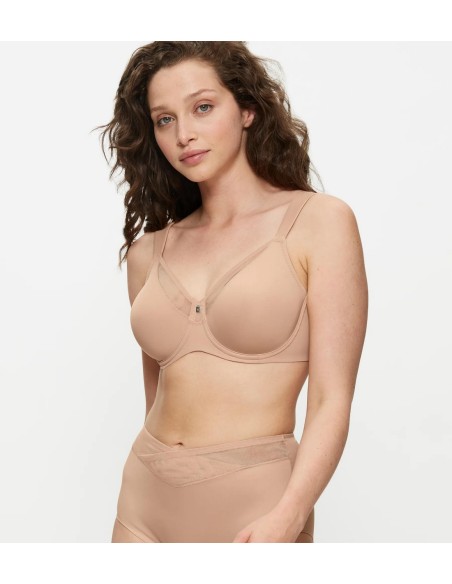 Biustonosz minimizer miękki Triumph True Shape Sensation W01 smooth skin