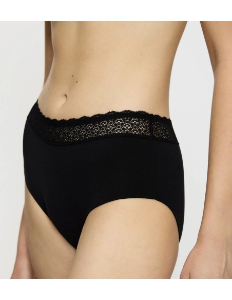 High-waisted panties Triumph Feel Of Modal midi black