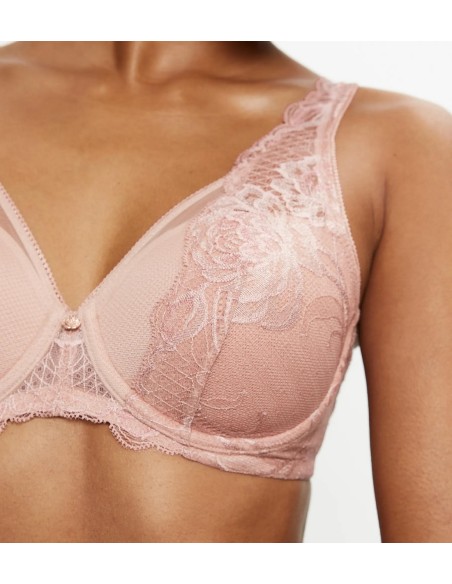 Lace bralette Triumph Wild Peony Florale WP pink pearl