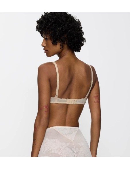 Biustonosz spacer usztywniany Triumph Wild Rose Sensation WP nude beige