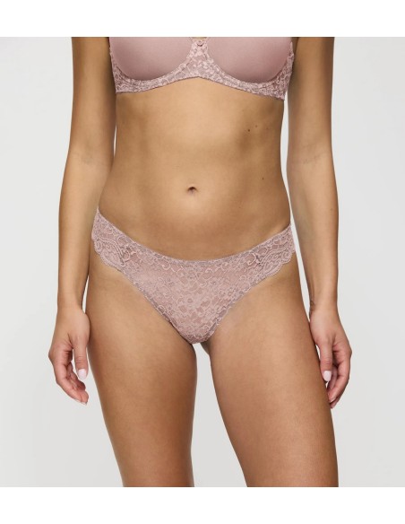 Thongs lace Triumph Amourette Hipster String mauve rose