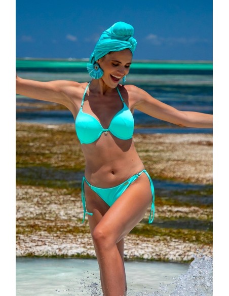 Dwuczęściowy kostium kąpielowy wiązane bikini usztywniane miski Primo