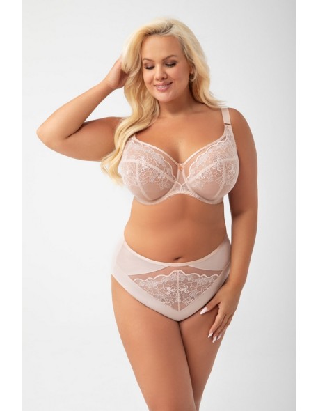 Gorsenia K930 Adore lacy soft bra beige 