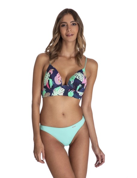 Two-piece swimsuit wzorzysty bra with...