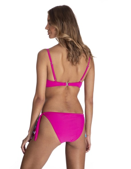 Two-piece swimsuit wzorzysty padded miski...