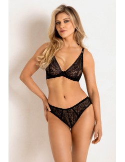 Biustonosz fancy bralette 19237 black Mediolano 2