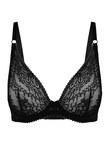 Biustonosz fancy bralette 19237 black Mediolano