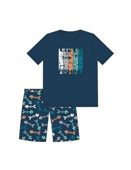 Piżama boy fun&young kr 551/50 fish Cornette