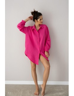 Koszula magenta dł/r muślin s-xl rozpinana Sensis 2