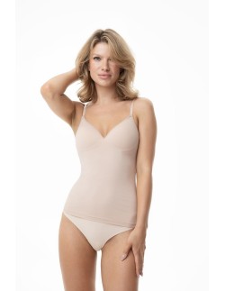 Koszulka z miseczkami simple cami top Julimex