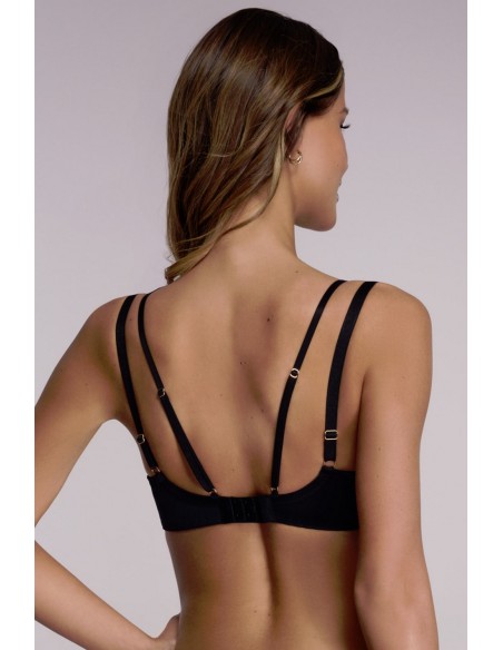 Biustonosz av 2199 soft black Ava