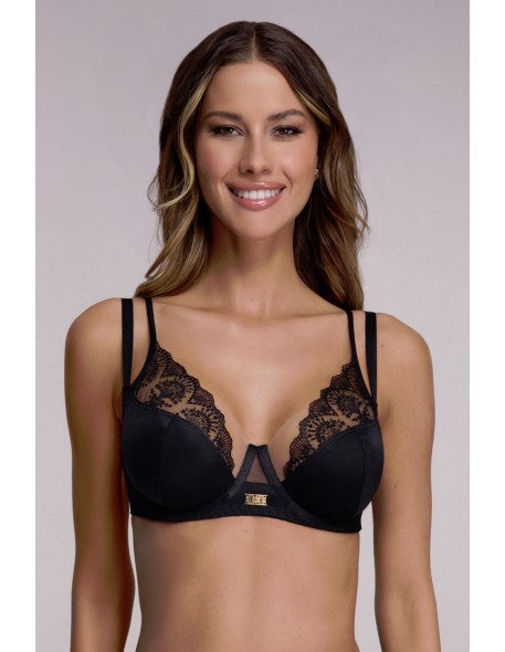 Biustonosz av 2199 soft black Ava