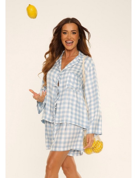 Piżama de lafense 825 primrose dł/r s-2xl rozpinana Forex