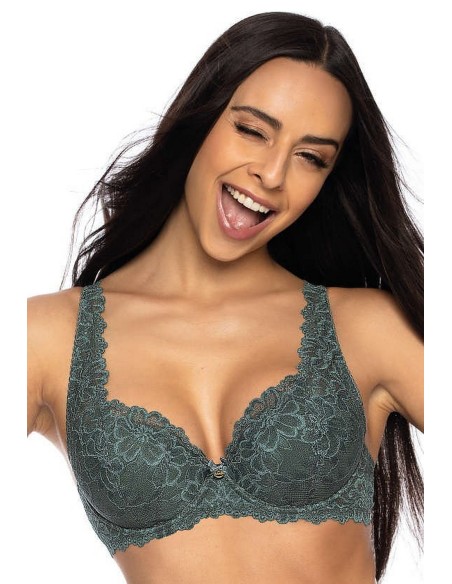 Biustonosz full cup m-053/22 carmela big khaki Mat