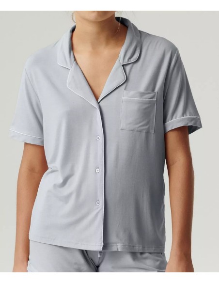 Piżama nlp-496 kr/r s-2xl damska rozpinana Atlantic