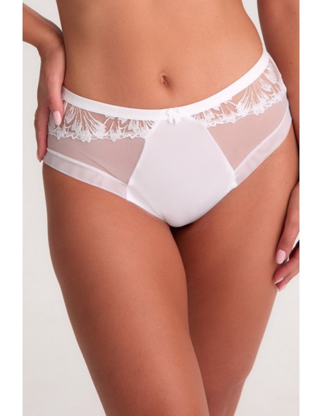 Białe damskie figi Gaia1302 Paris, wygodne, z...